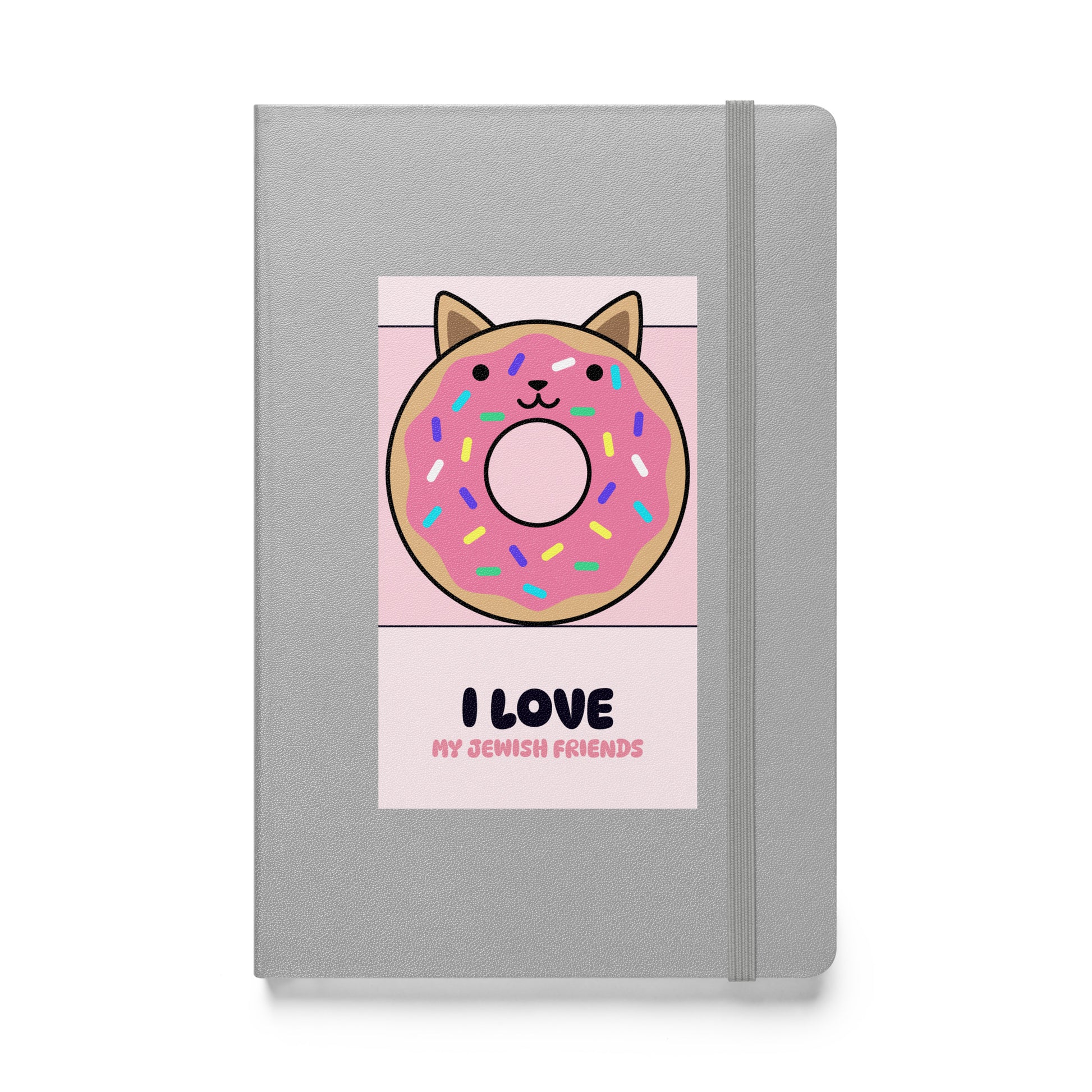 I Love My Jewish Friends | Pink Edition | Hardcover Notebook Jouparty