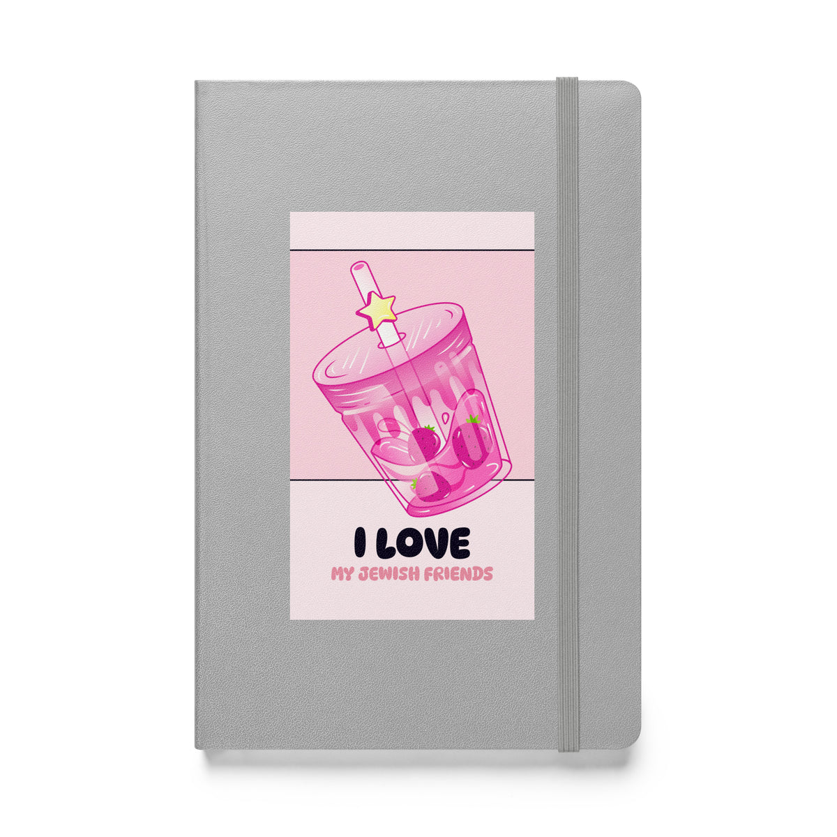 I Love My Jewish Friends | Pink Edition | Hardcover Notebook Jouparty