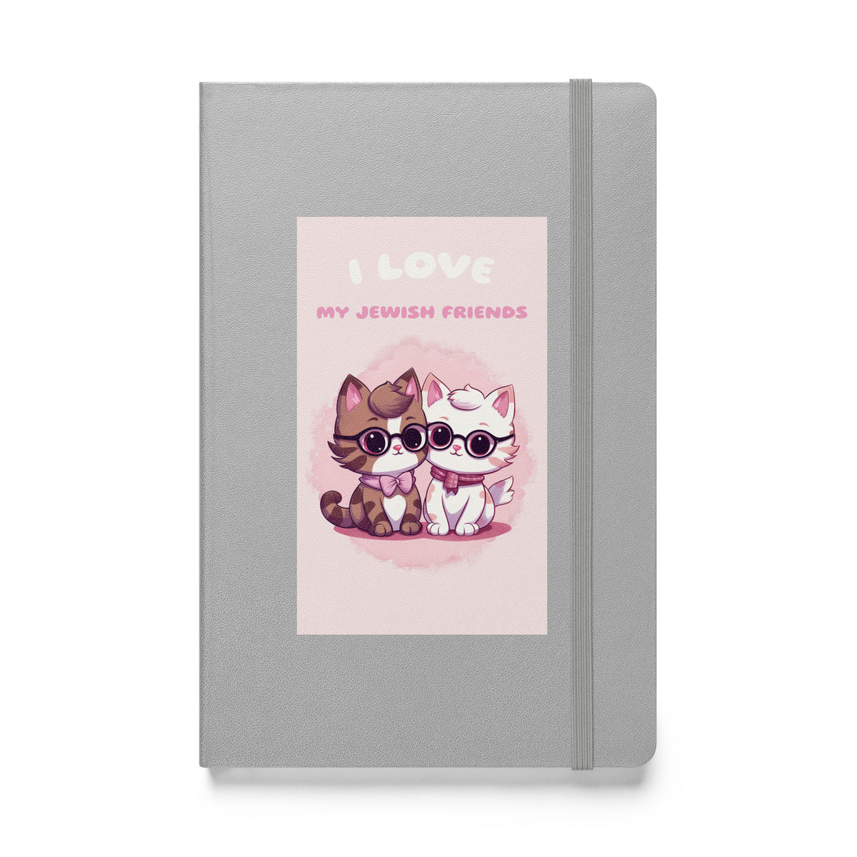 I Love My Jewish Friends | Pink Edition | Hardcover Notebook Jouparty