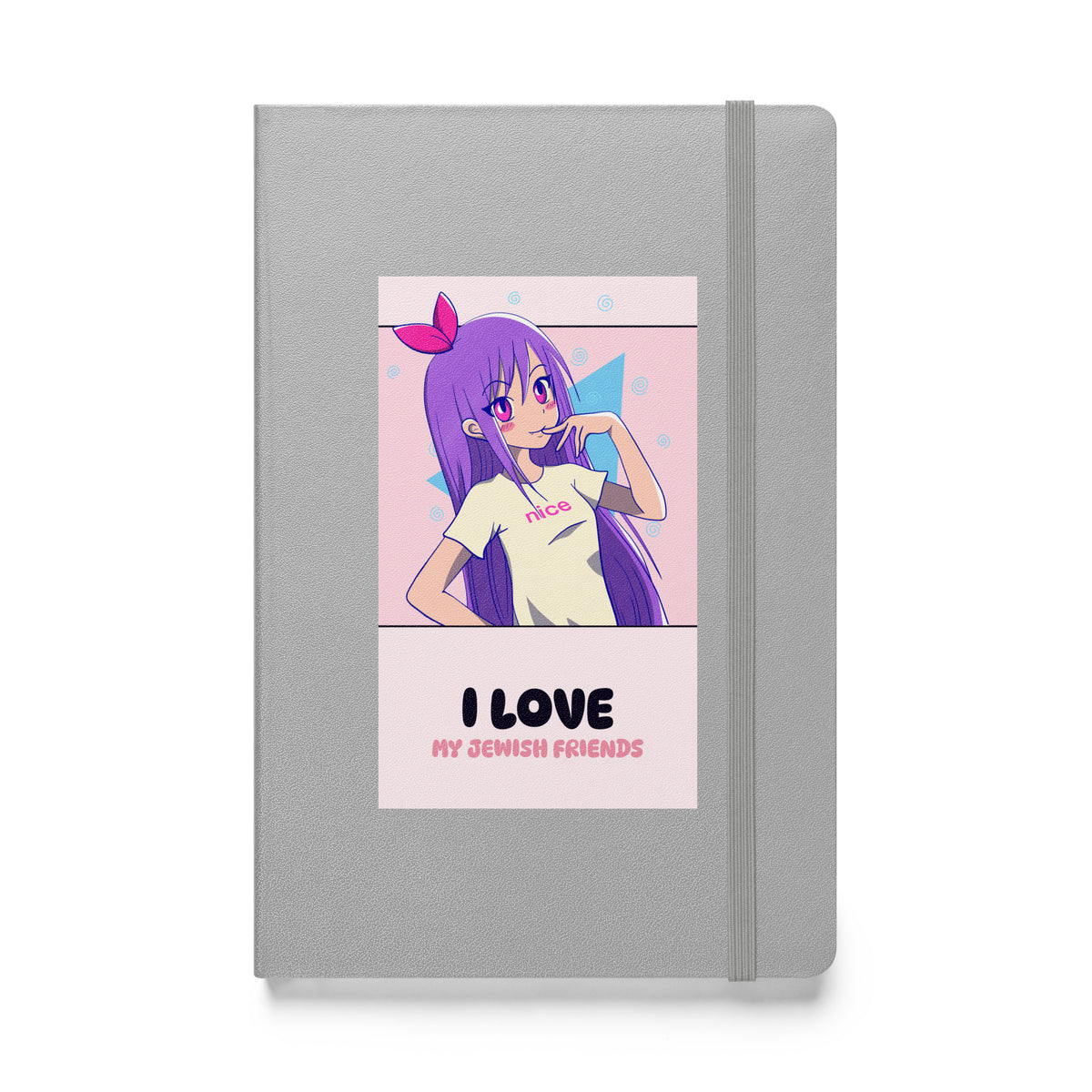 I Love My Jewish Friends | Pink Edition | Hardcover Notebook Jouparty