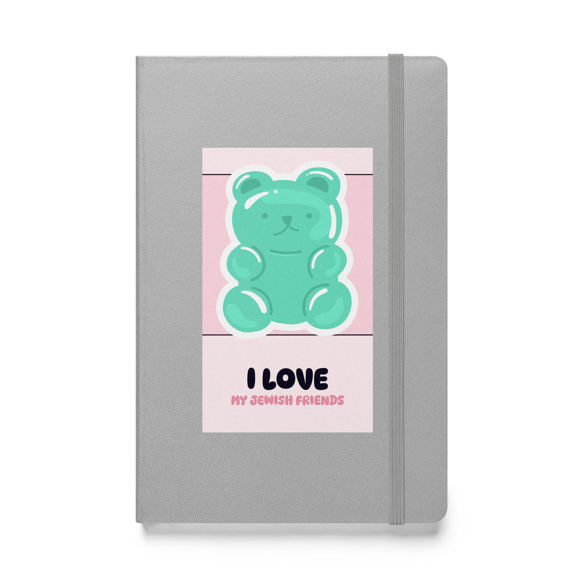 I Love My Jewish Friends | Pink Edition | Hardcover Notebook Jouparty