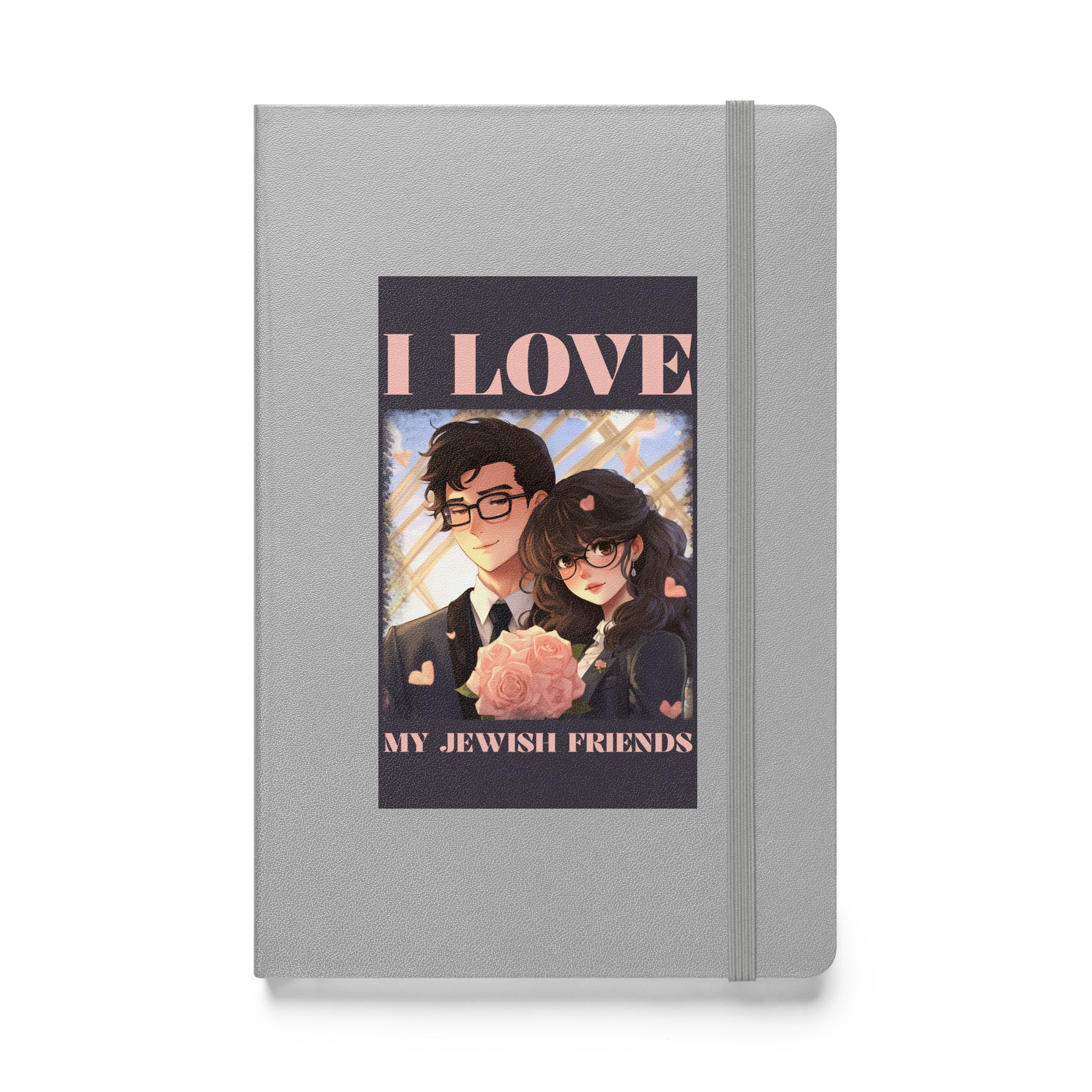 I Love My Jewish Friends | Pink Edition | Hardcover Notebook Jouparty