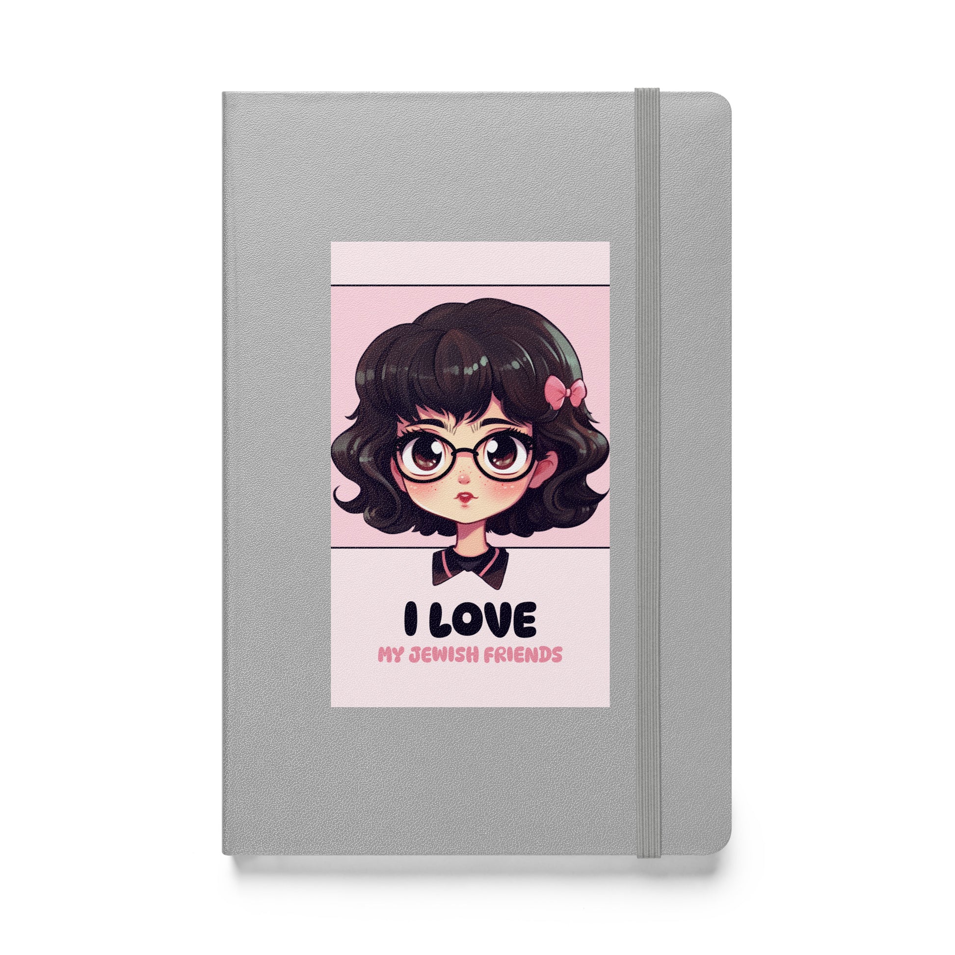 I Love My Jewish Friends | Pink Edition | Hardcover Notebook