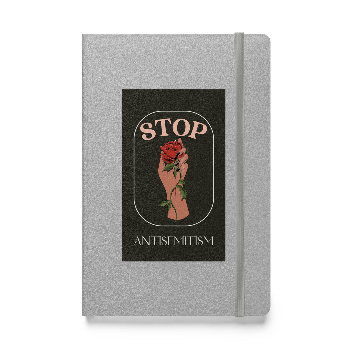 Stop Antisemitism | Plants & Flowers Edition | Hardcover Notebook Jouparty