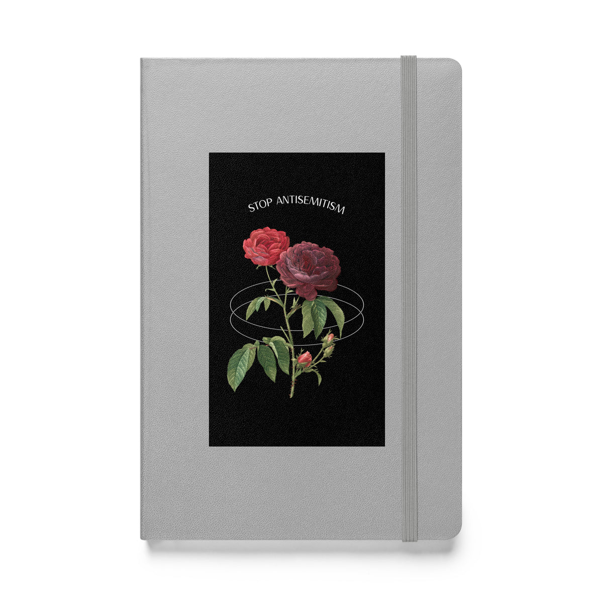 Stop Antisemitism | Plants & Flowers Edition | Hardcover Notebook Jouparty
