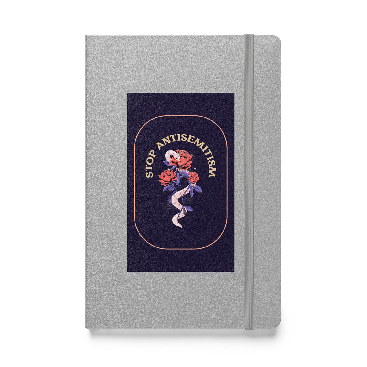 Stop Antisemitism | Plants & Flowers Edition | Hardcover Notebook Jouparty