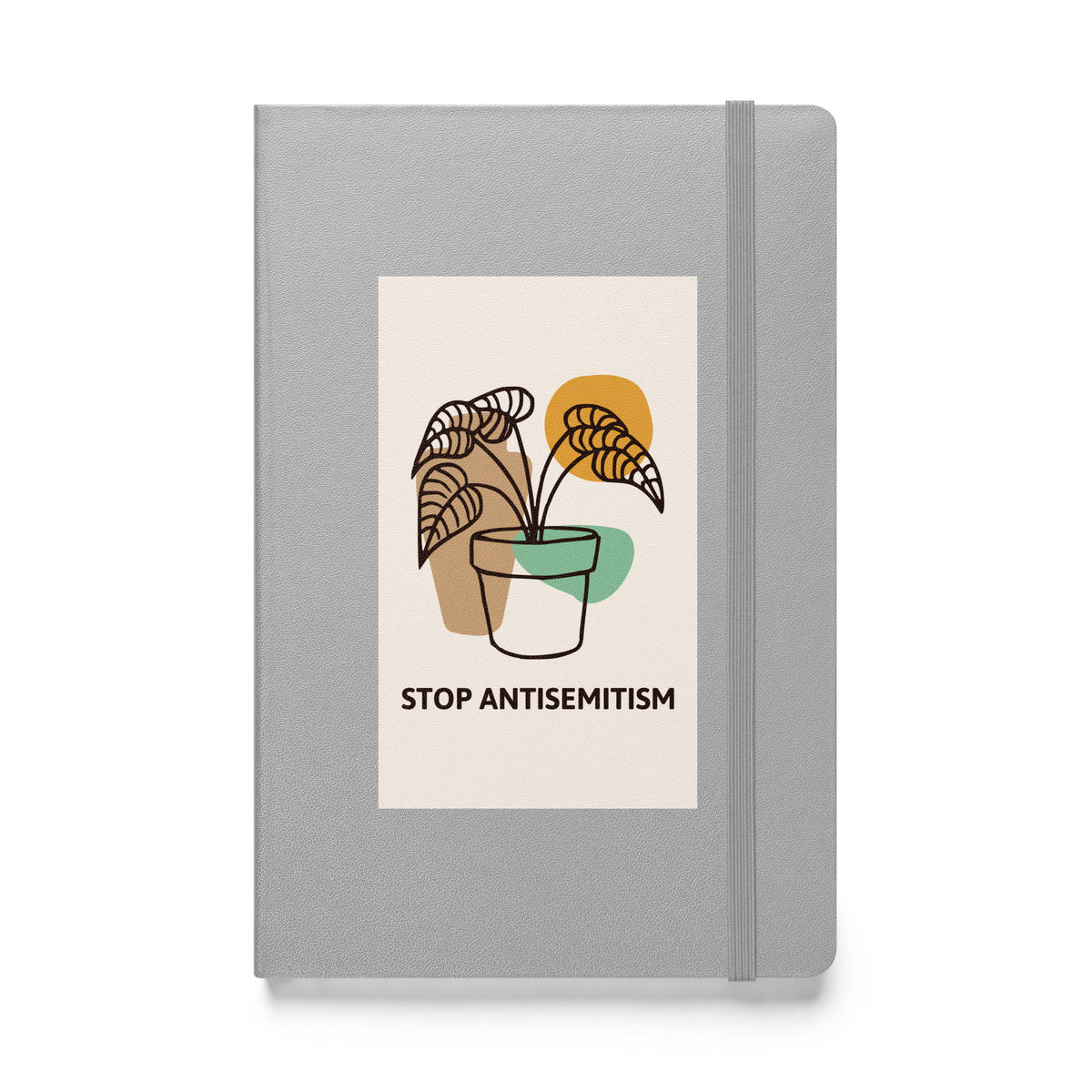Stop Antisemitism | Plants & Flowers Edition | Hardcover Notebook Jouparty