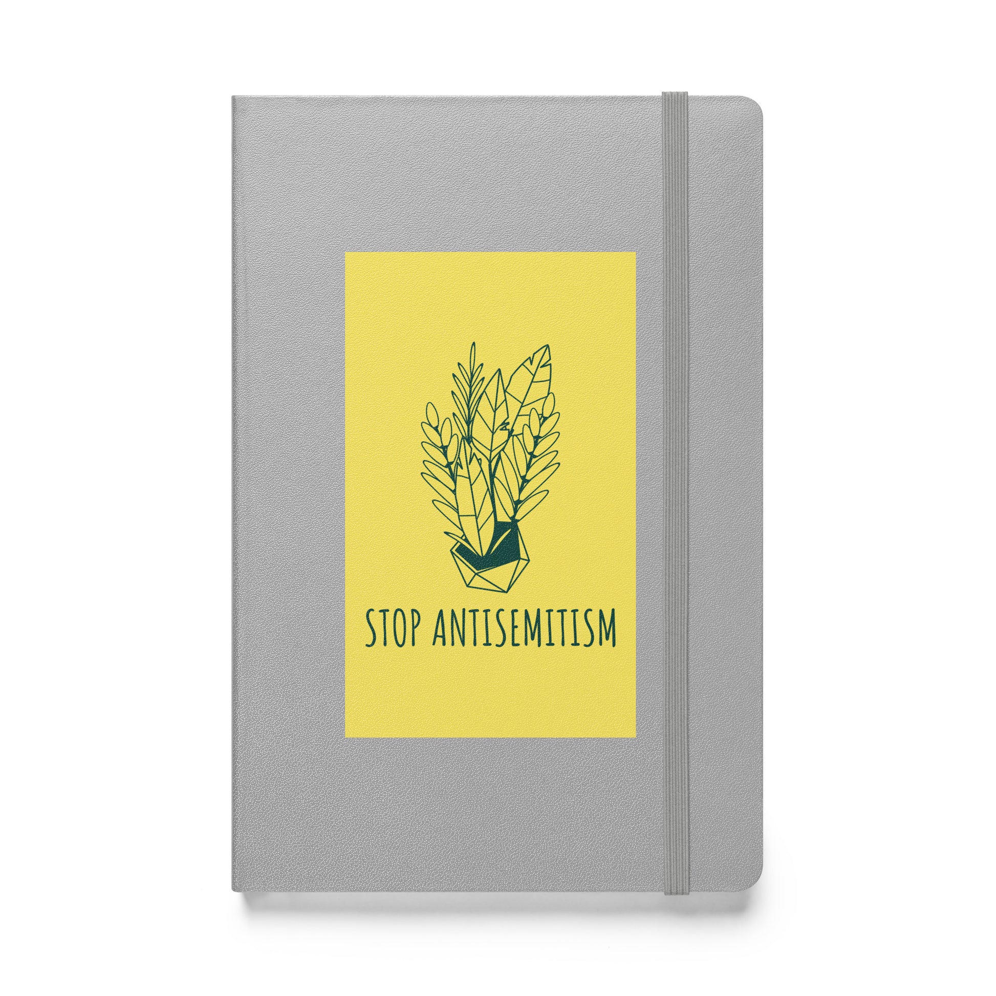 Stop Antisemitism | Plants & Flowers Edition | Hardcover Notebook