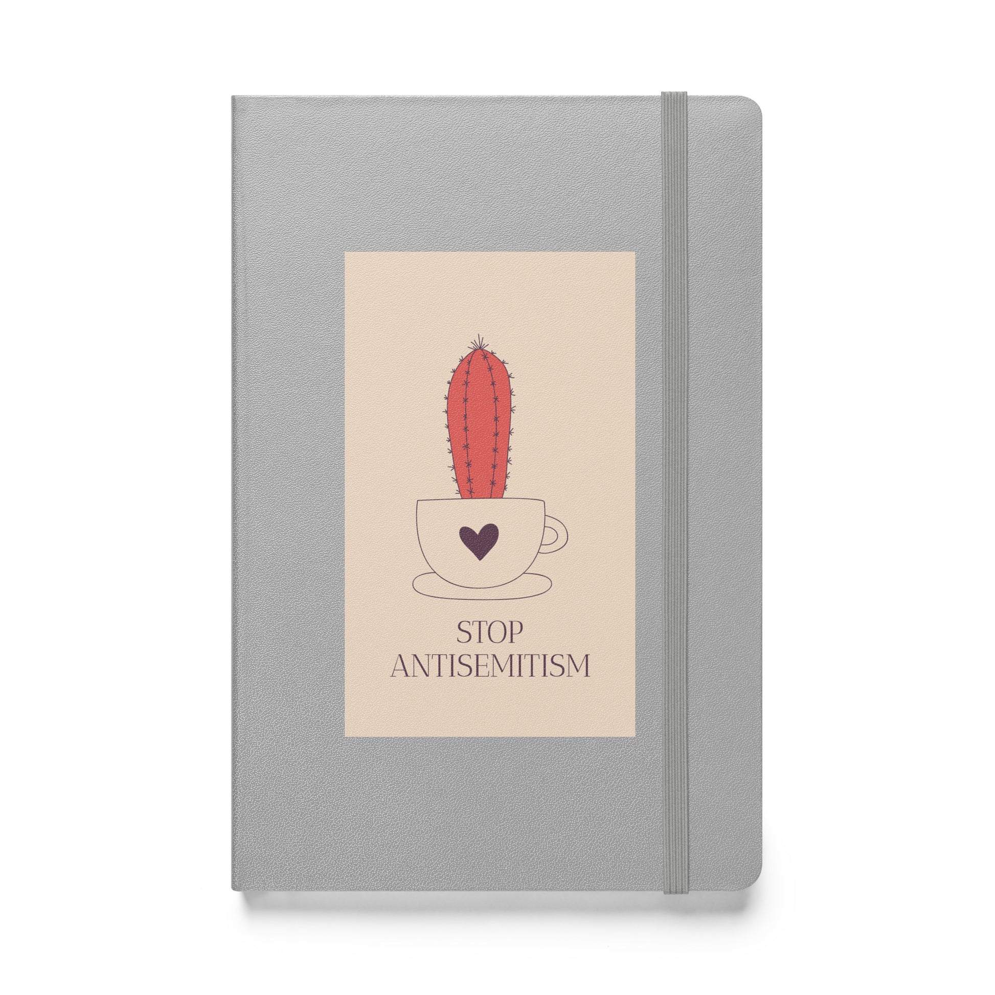 Stop Antisemitism | Plants & Flowers Edition | Hardcover Notebook