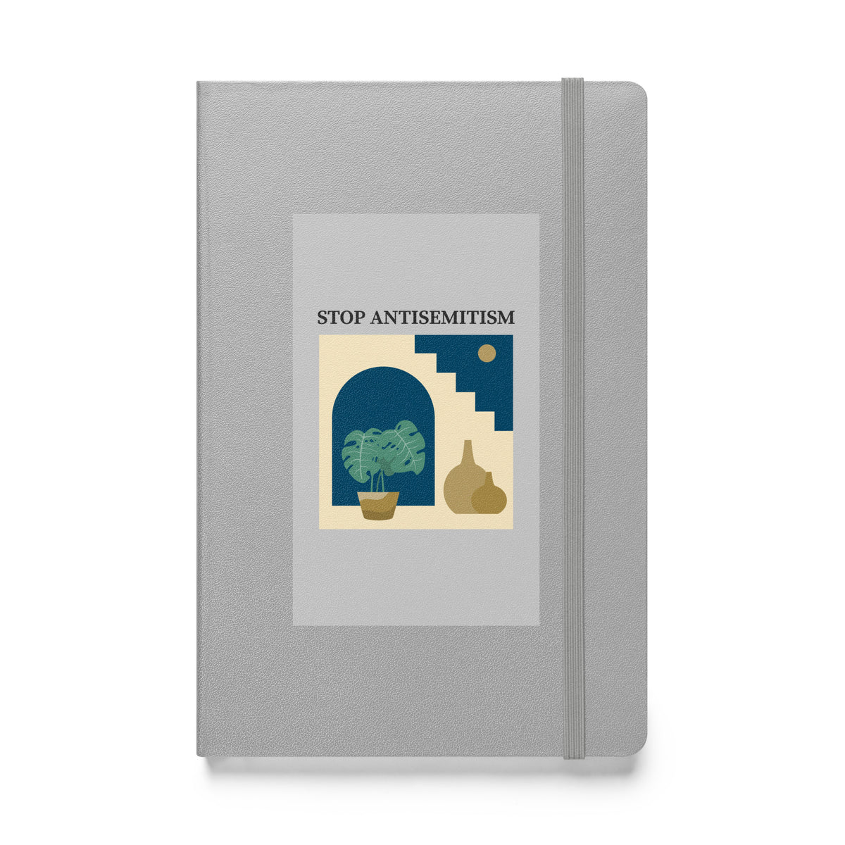 Stop Antisemitism | Plants & Flowers Edition | Hardcover Notebook Jouparty