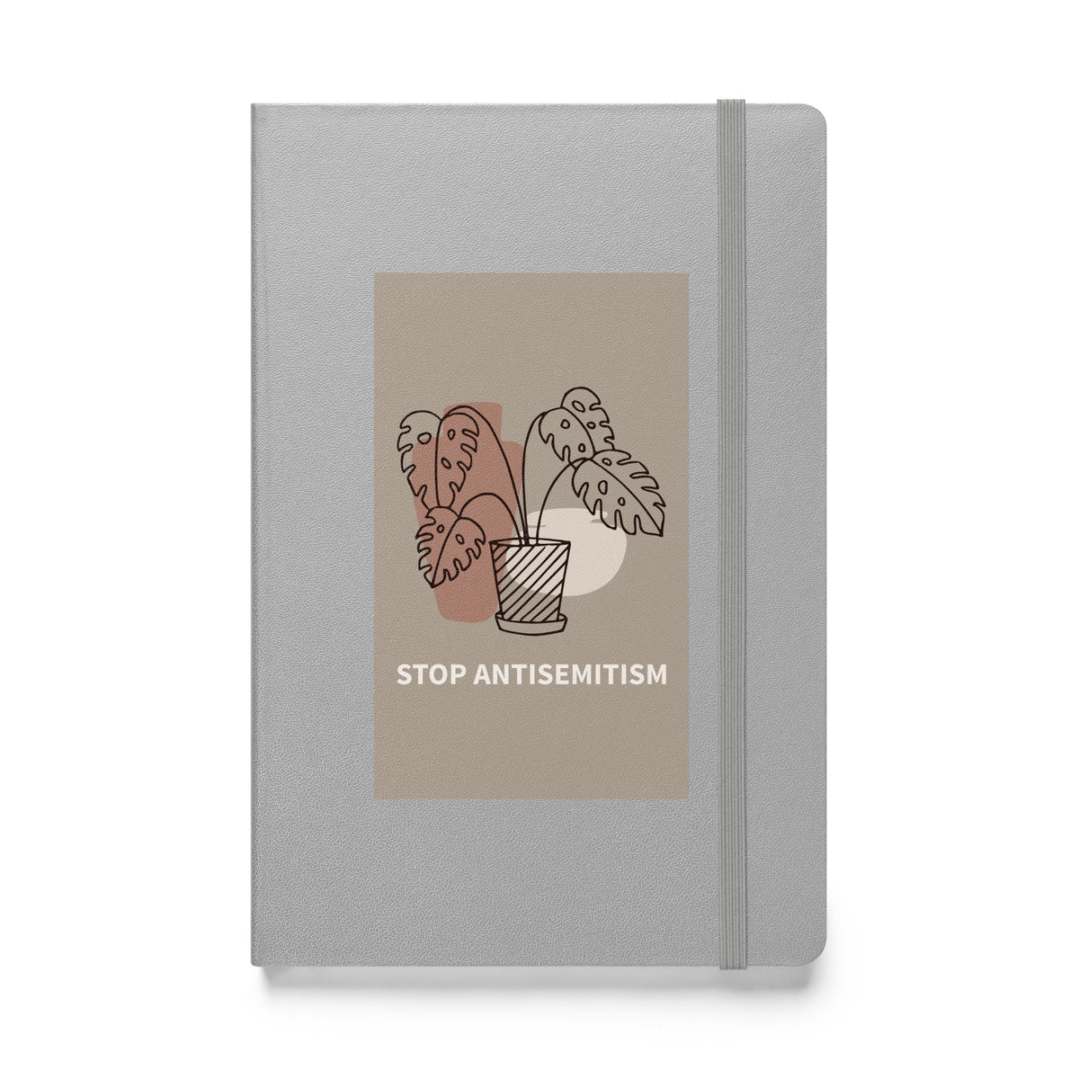 Stop Antisemitism | Plants & Flowers Edition | Hardcover Notebook Jouparty