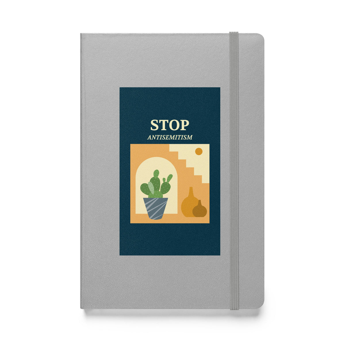 Stop Antisemitism | Plants & Flowers Edition | Hardcover Notebook Jouparty