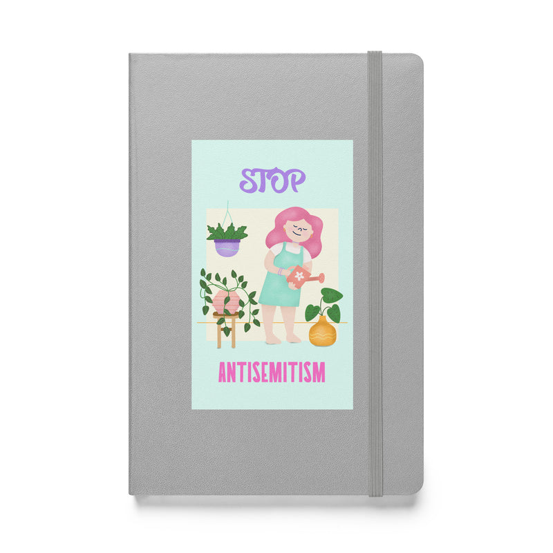 Stop Antisemitism | Plants & Flowers Edition | Hardcover Notebook