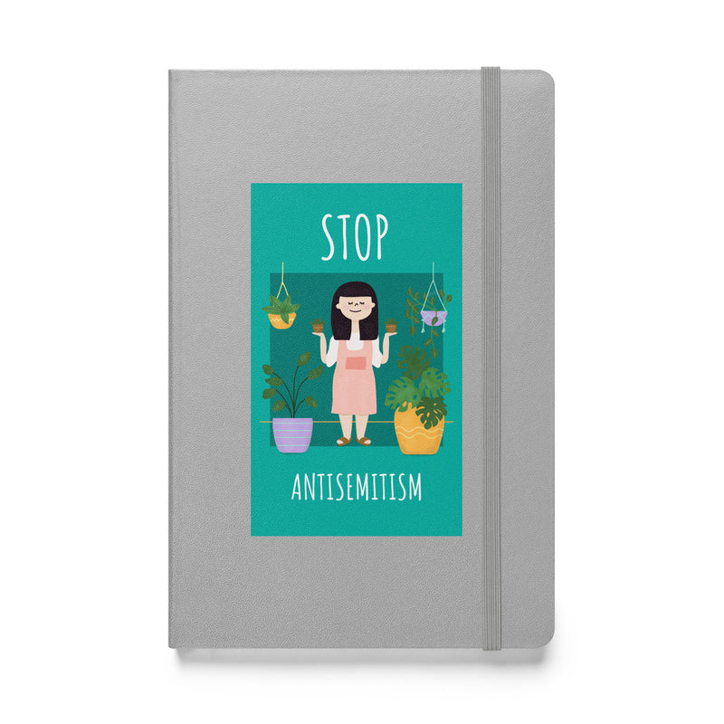 Stop Antisemitism | Plants & Flowers Edition | Hardcover Notebook