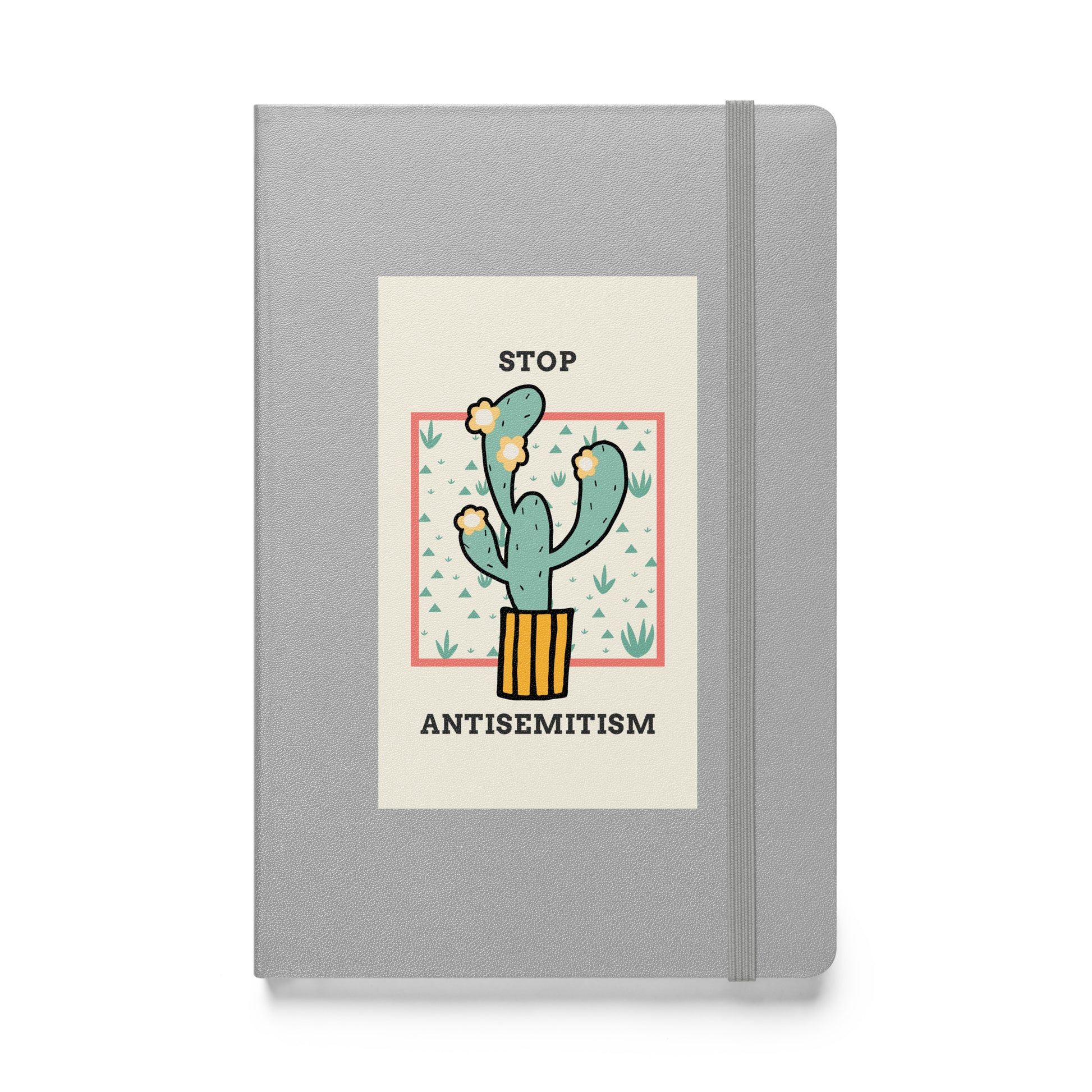 Stop Antisemitism | Plants & Flowers Edition | Hardcover Notebook