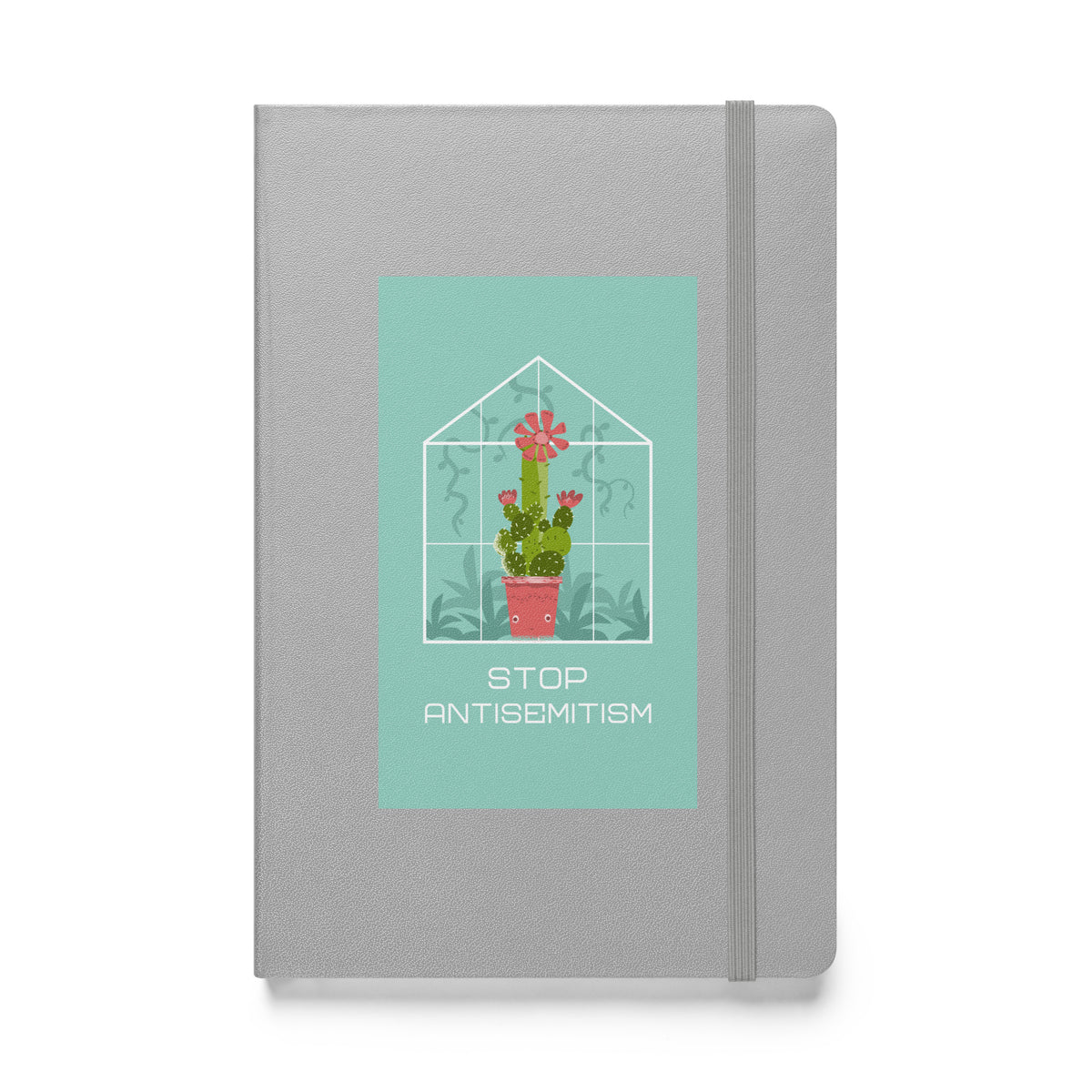 Stop Antisemitism | Plants & Flowers Edition | Hardcover Notebook Jouparty
