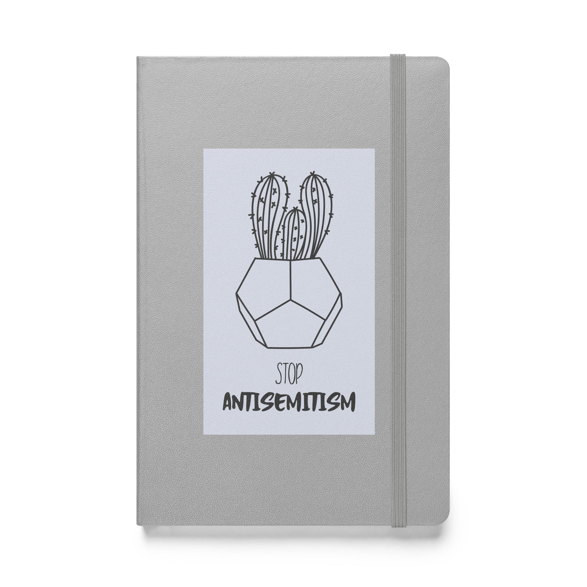 Stop Antisemitism | Plants & Flowers Edition | Hardcover Notebook Jouparty