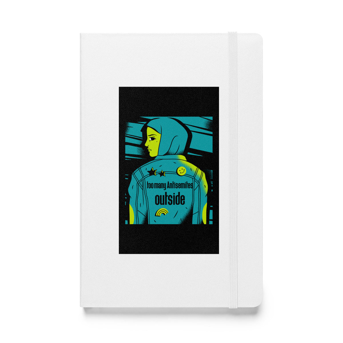 Too Many Antisemites Outside | Hardcover Notebook Jouparty