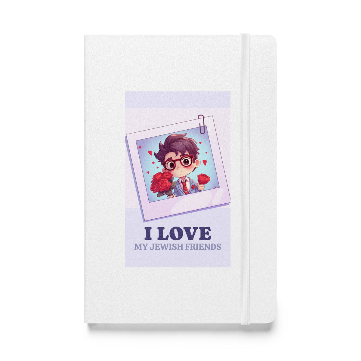 I Love My Jewish Friends | Pink Edition | Hardcover Notebook Jouparty