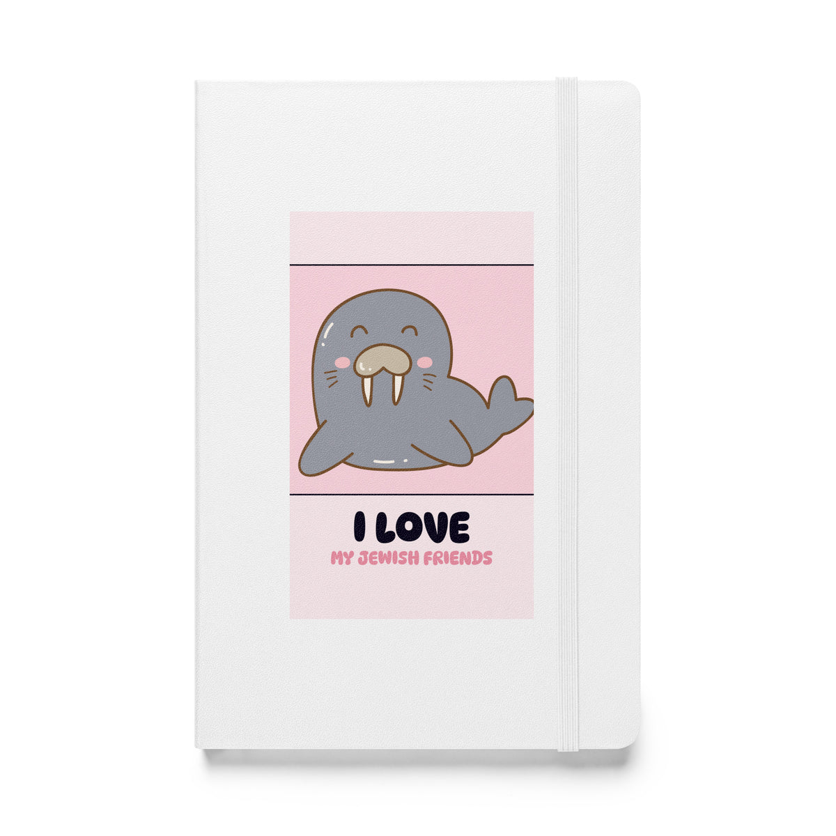 I Love My Jewish Friends | Pink Edition | Hardcover Notebook Jouparty