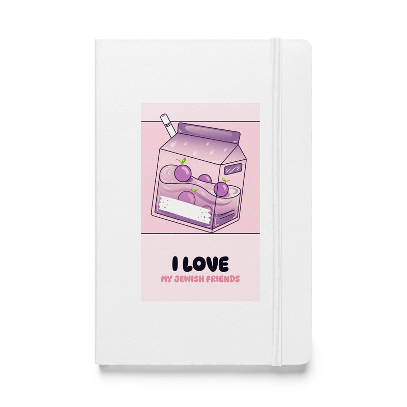 I Love My Jewish Friends | Pink Edition | Hardcover Notebook