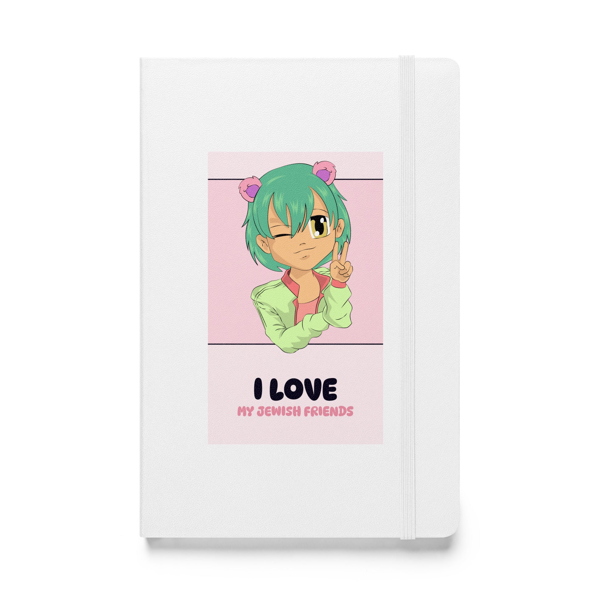 I Love My Jewish Friends | Pink Edition | Hardcover Notebook