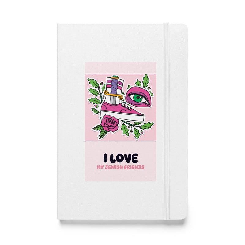 I Love My Jewish Friends | Pink Edition | Hardcover Notebook