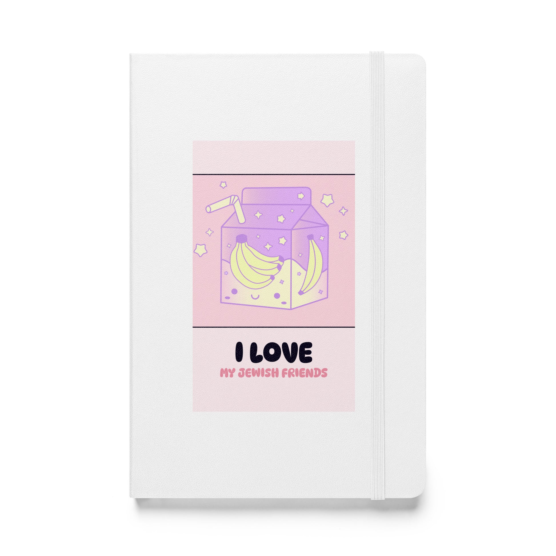 I Love My Jewish Friends | Pink Edition | Hardcover Notebook