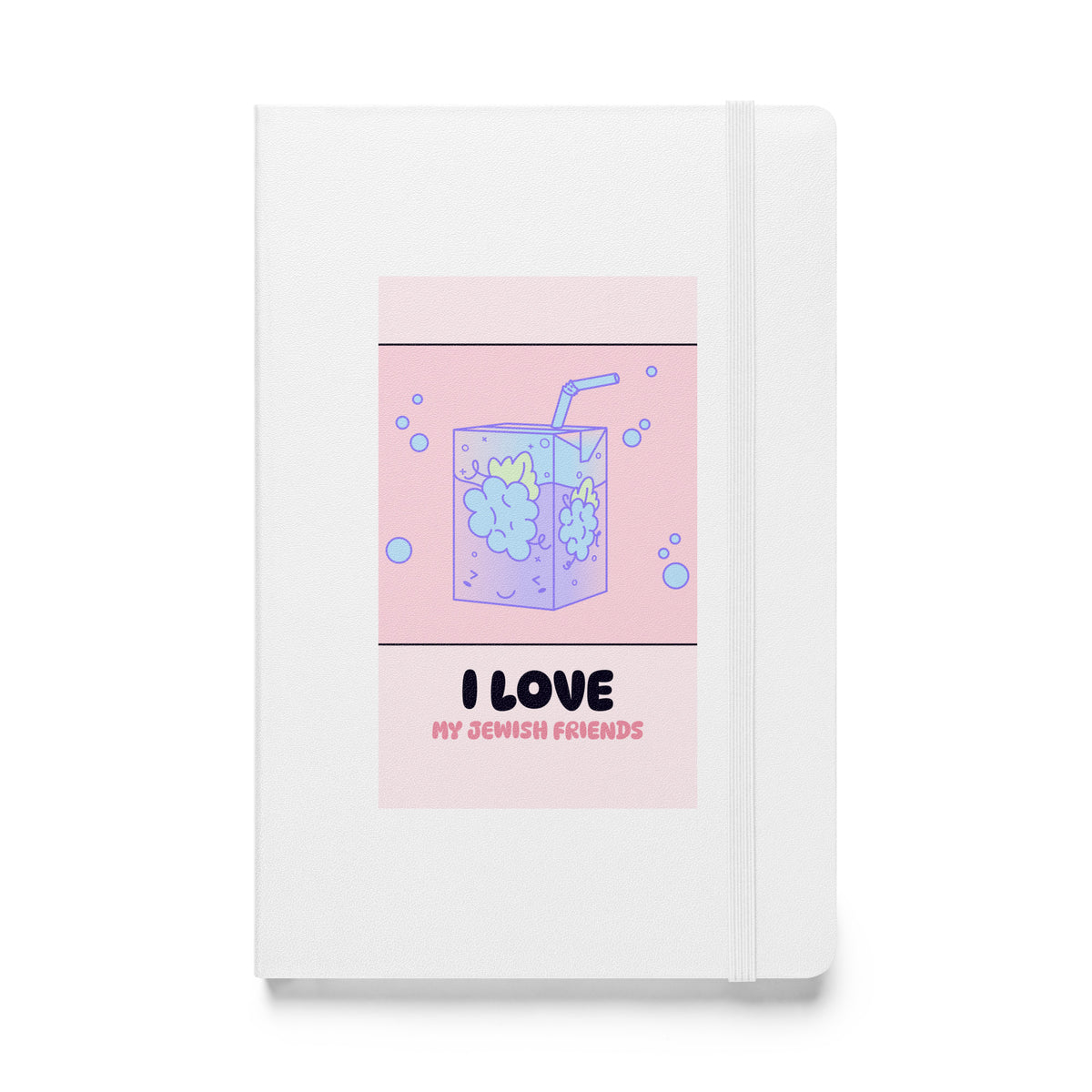 I Love My Jewish Friends | Pink Edition | Hardcover Notebook Jouparty