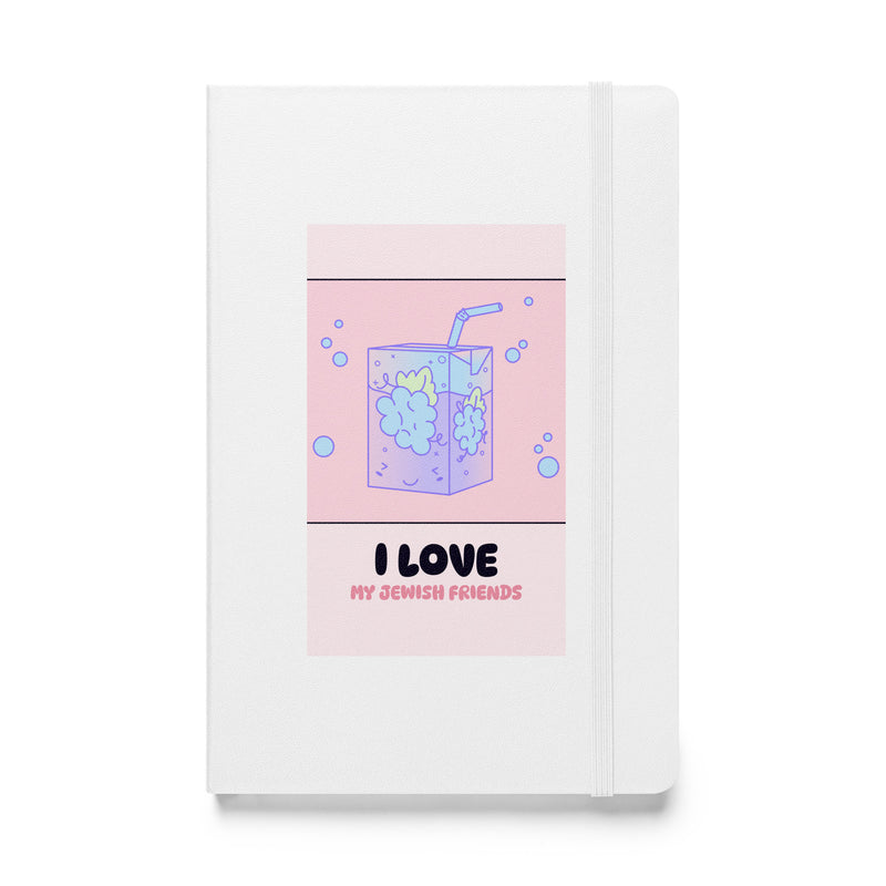 I Love My Jewish Friends | Pink Edition | Hardcover Notebook