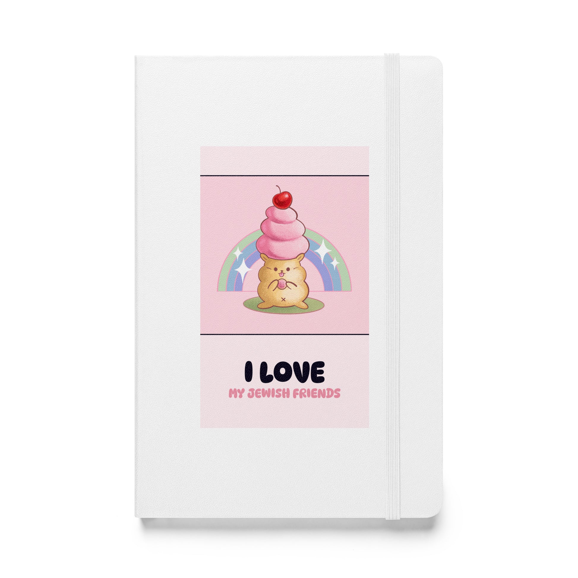 I Love My Jewish Friends | Pink Edition | Hardcover Notebook