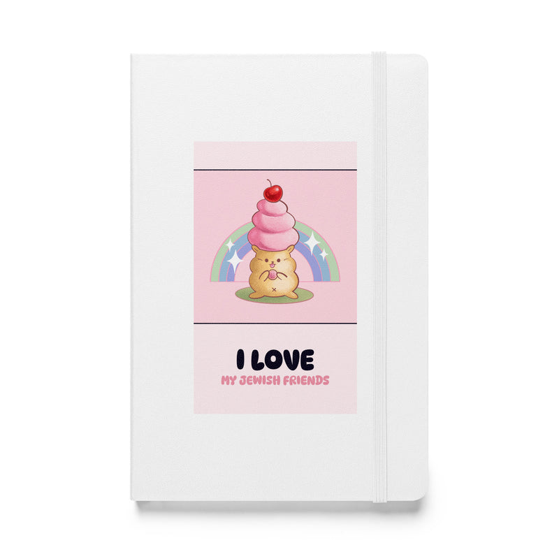 I Love My Jewish Friends | Pink Edition | Hardcover Notebook