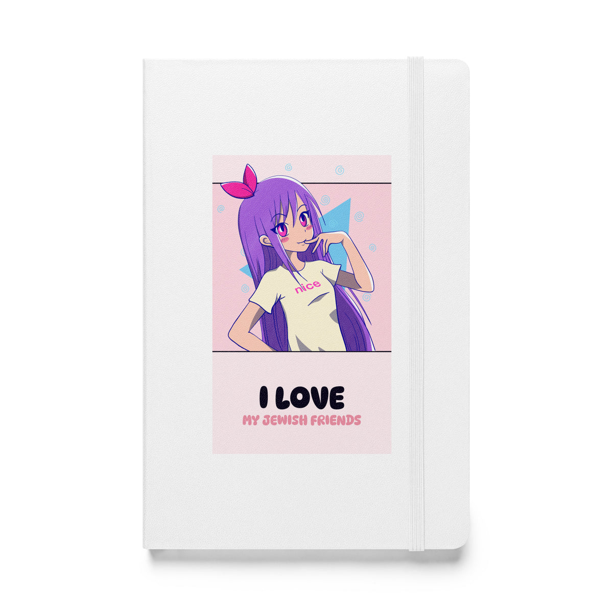 I Love My Jewish Friends | Pink Edition | Hardcover Notebook Jouparty
