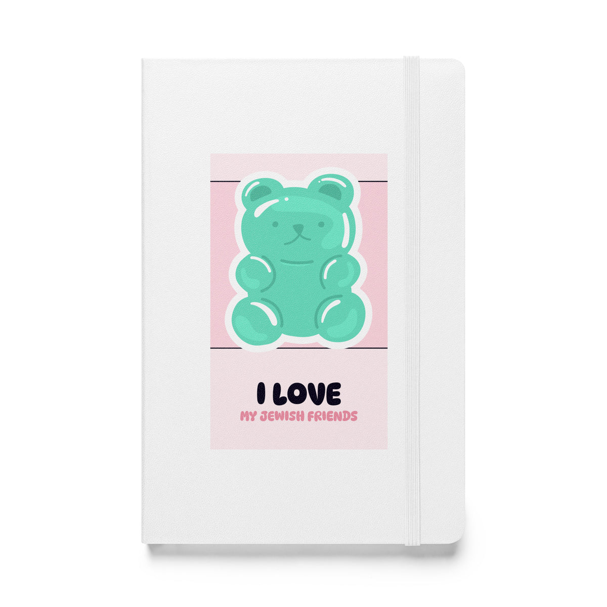 I Love My Jewish Friends | Pink Edition | Hardcover Notebook Jouparty