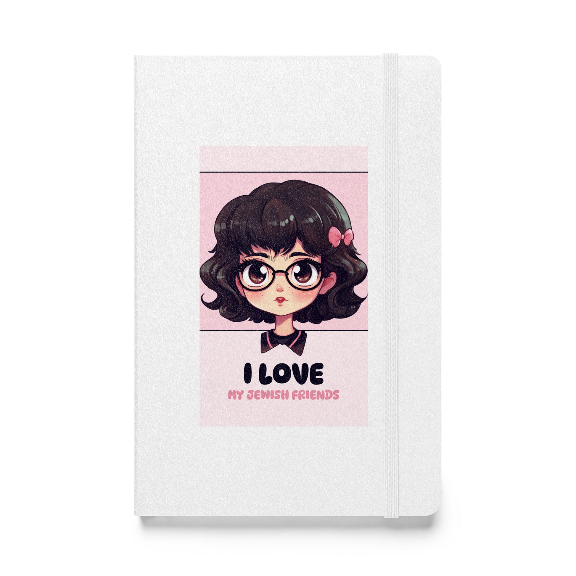 I Love My Jewish Friends | Pink Edition | Hardcover Notebook