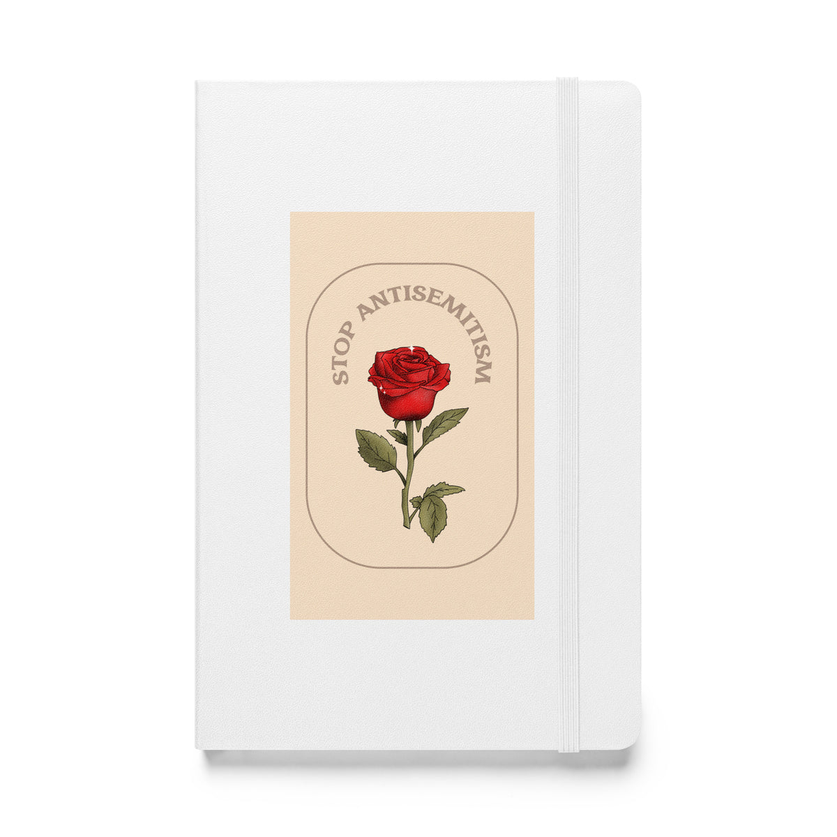 Stop Antisemitism | Plants & Flowers Edition | Hardcover Notebook Jouparty