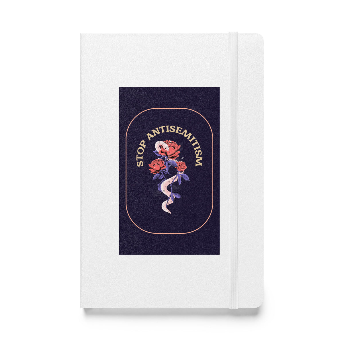 Stop Antisemitism | Plants & Flowers Edition | Hardcover Notebook Jouparty