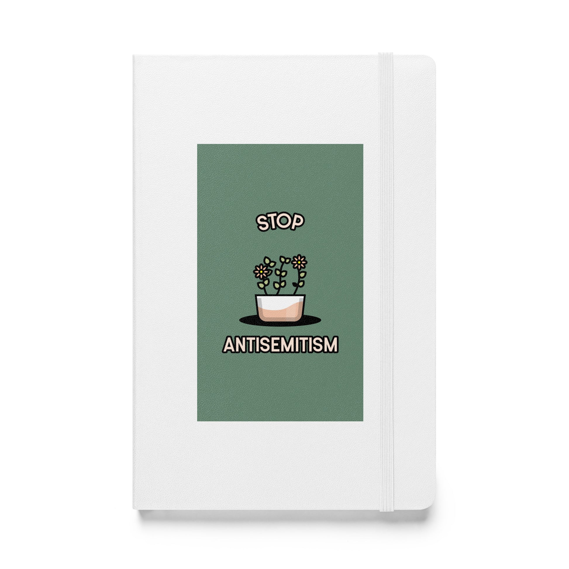 Stop Antisemitism | Plants & Flowers Edition | Hardcover Notebook Jouparty