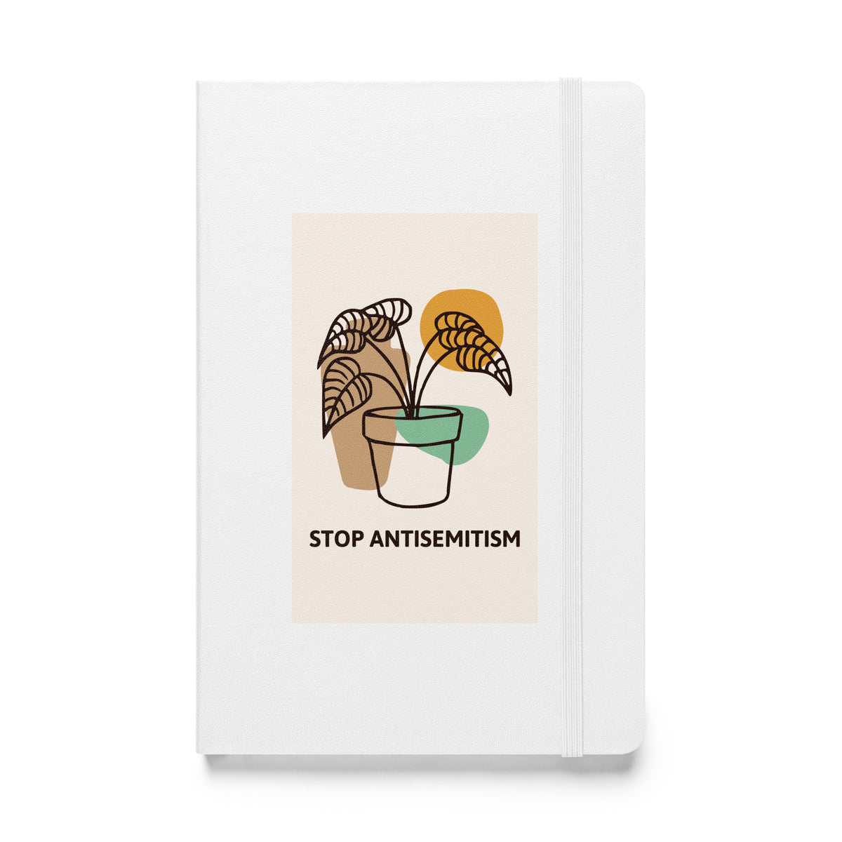 Stop Antisemitism | Plants & Flowers Edition | Hardcover Notebook Jouparty