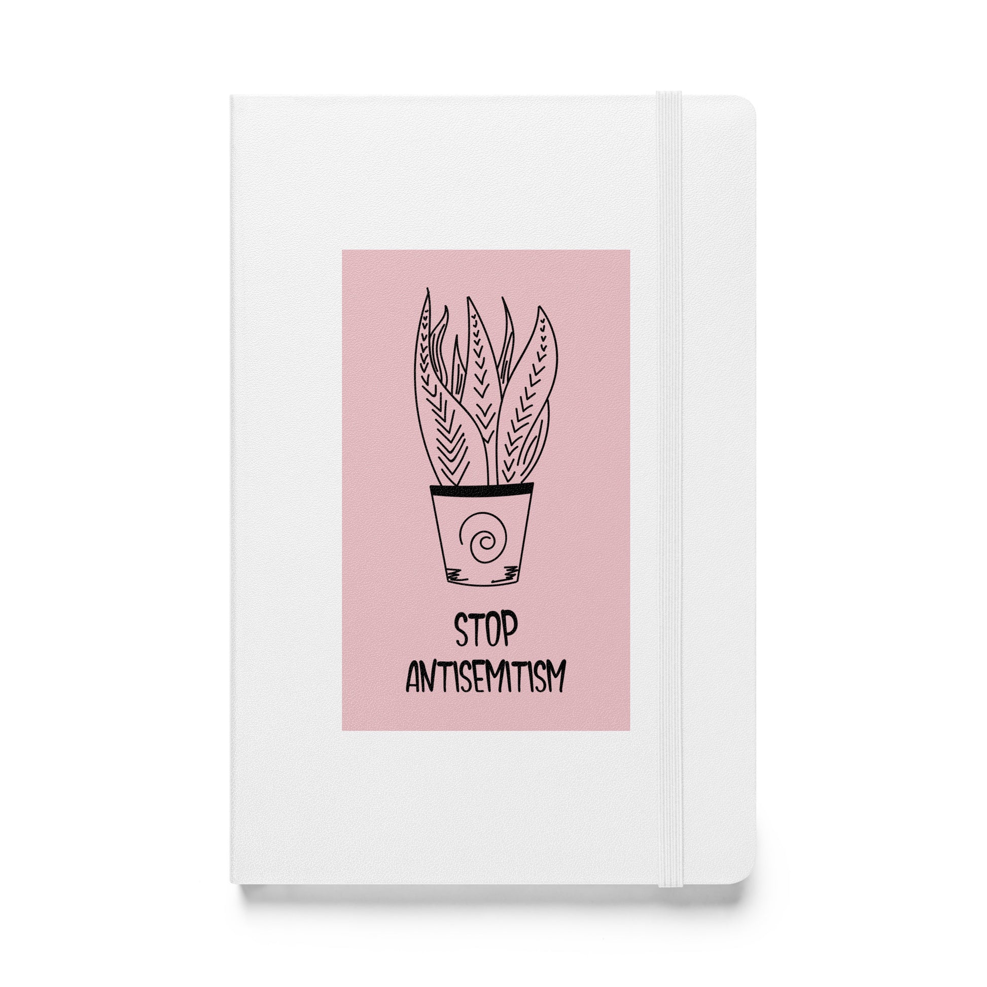Stop Antisemitism | Plants & Flowers Edition | Hardcover Notebook