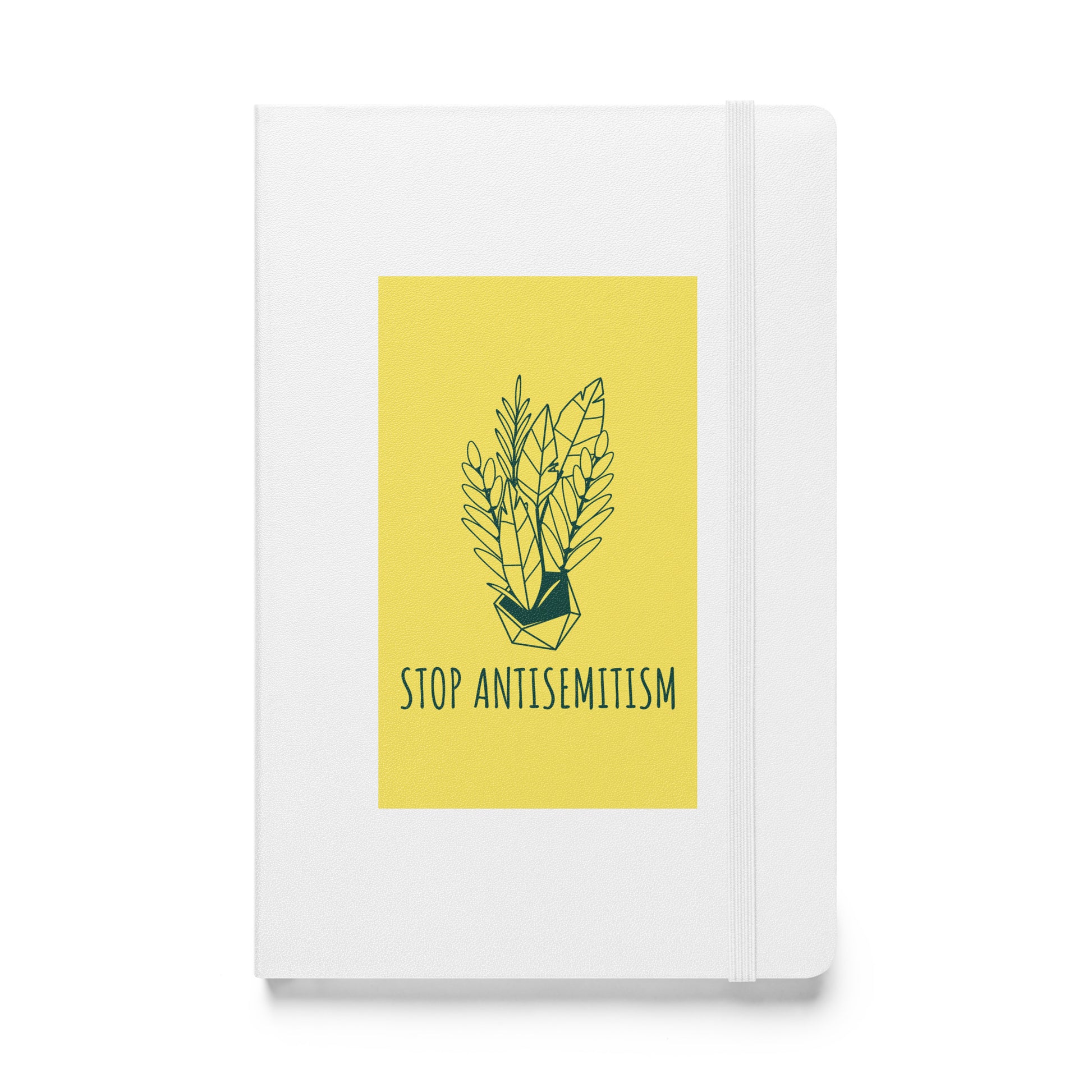 Stop Antisemitism | Plants & Flowers Edition | Hardcover Notebook