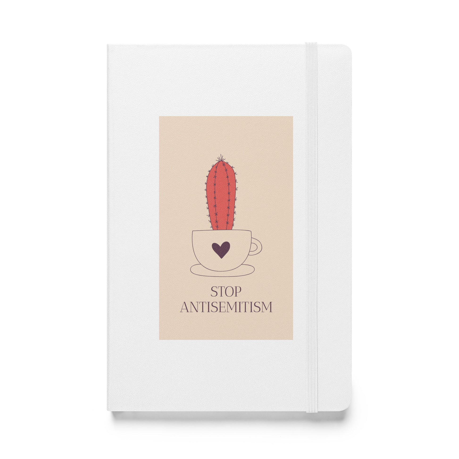 Stop Antisemitism | Plants & Flowers Edition | Hardcover Notebook