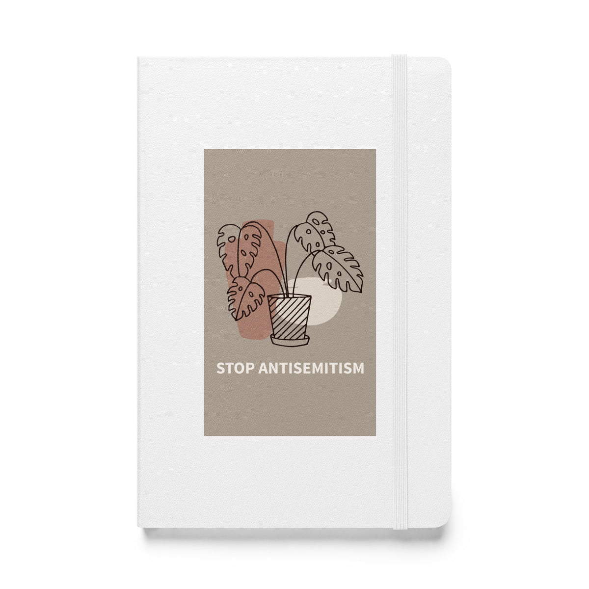 Stop Antisemitism | Plants & Flowers Edition | Hardcover Notebook Jouparty