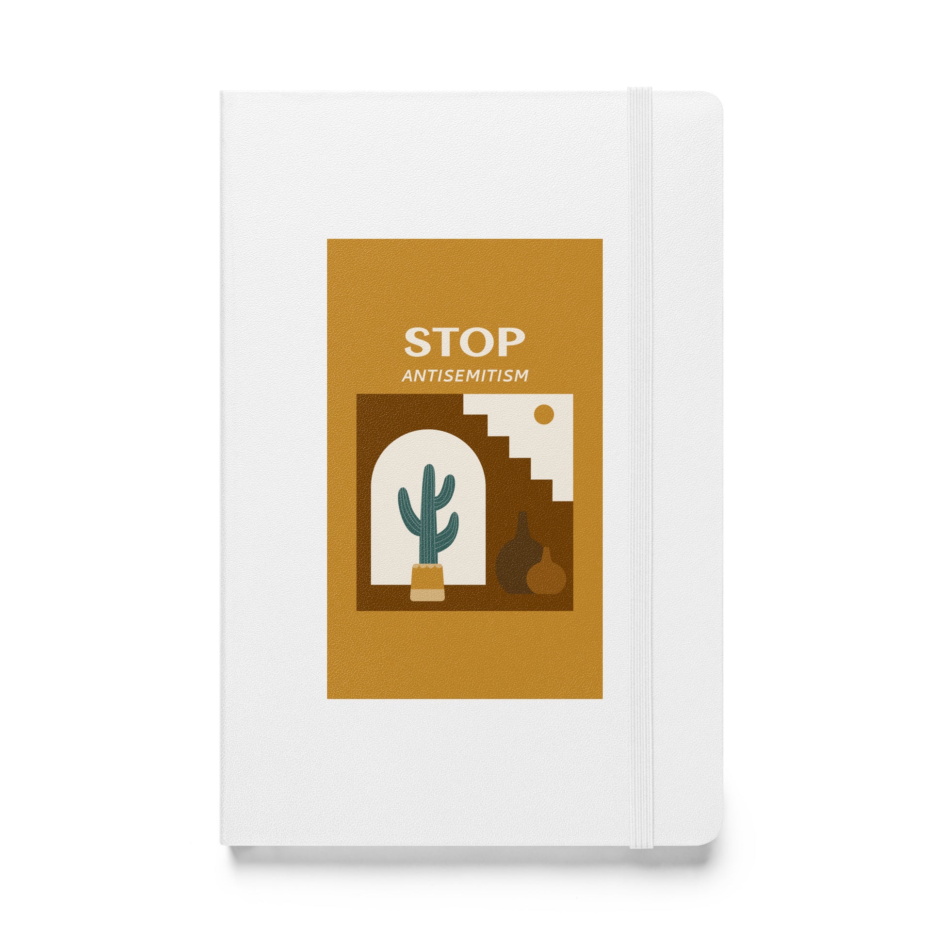 Stop Antisemitism | Plants & Flowers Edition | Hardcover Notebook