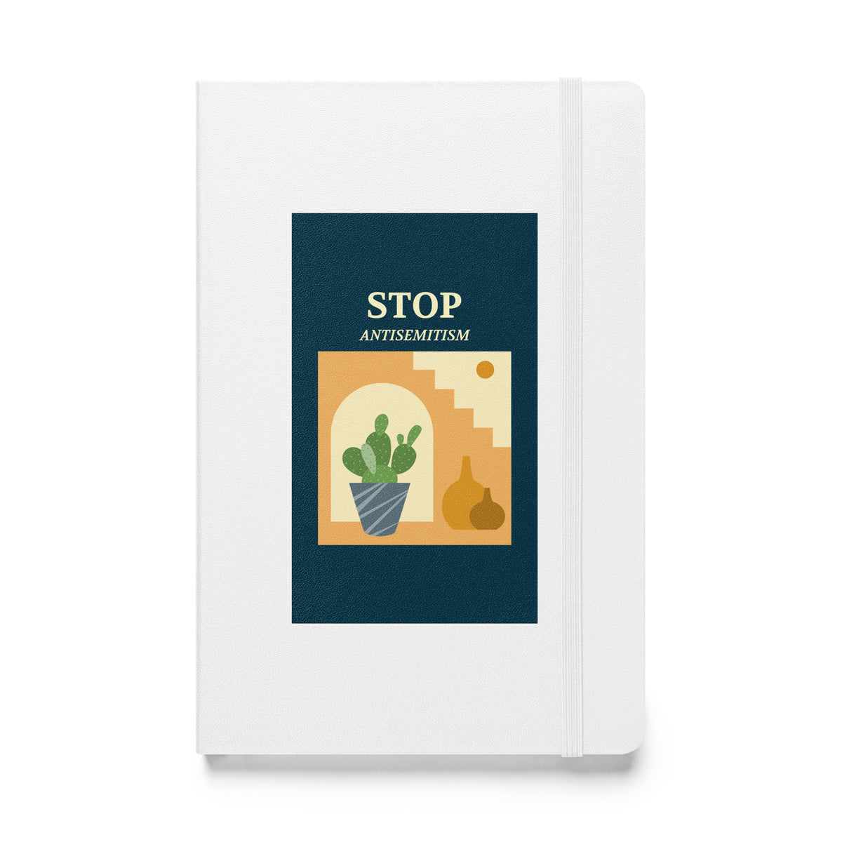 Stop Antisemitism | Plants & Flowers Edition | Hardcover Notebook Jouparty