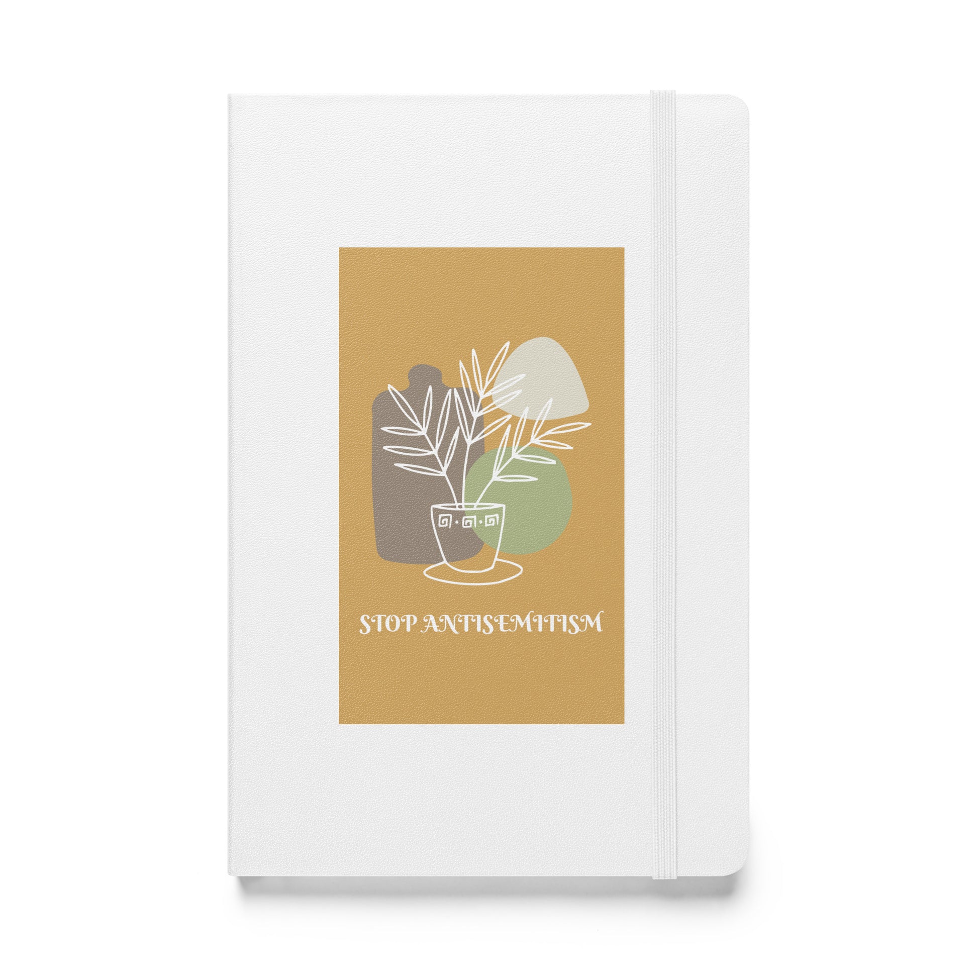Stop Antisemitism | Plants & Flowers Edition | Hardcover Notebook Jouparty