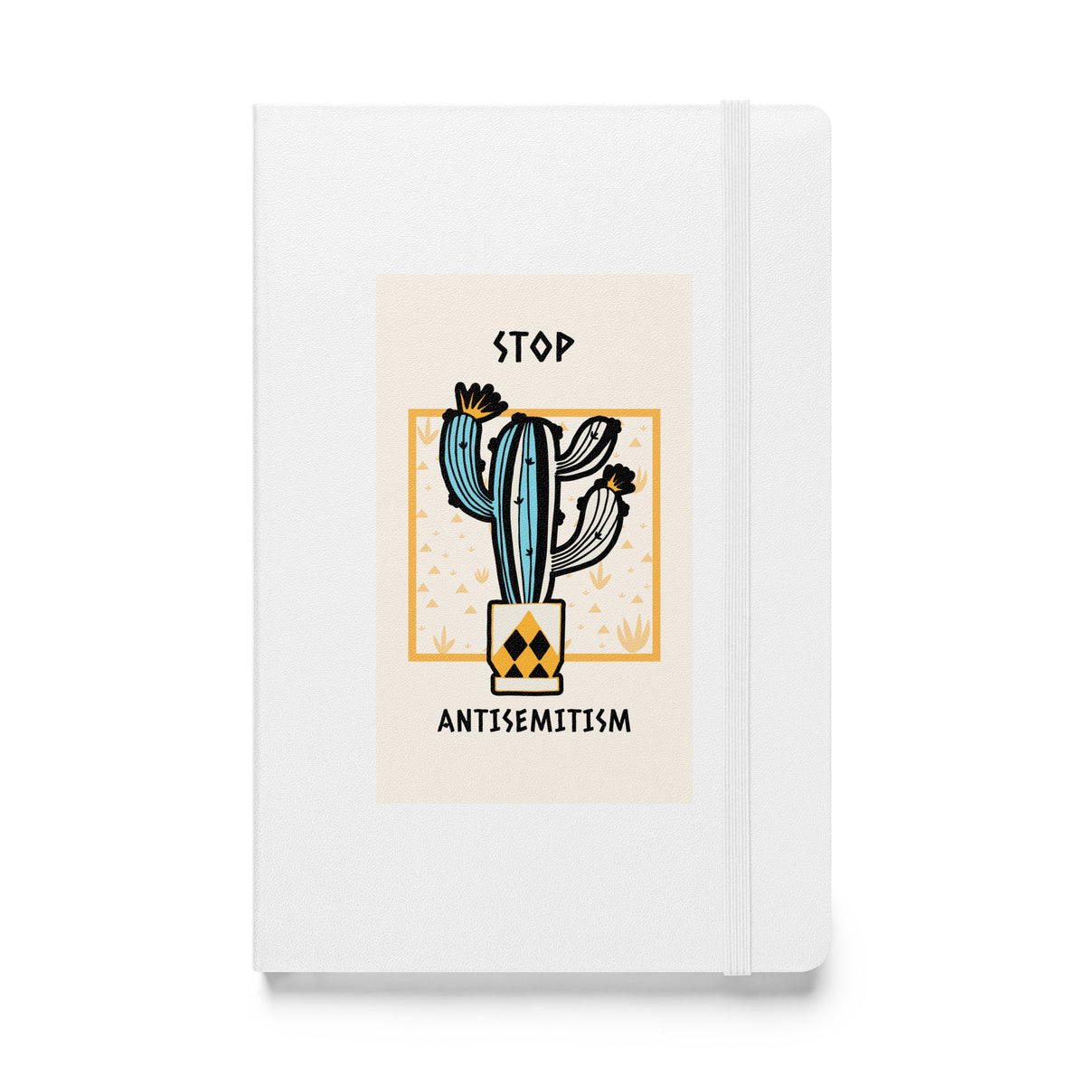 Stop Antisemitism | Plants & Flowers Edition | Hardcover Notebook Jouparty