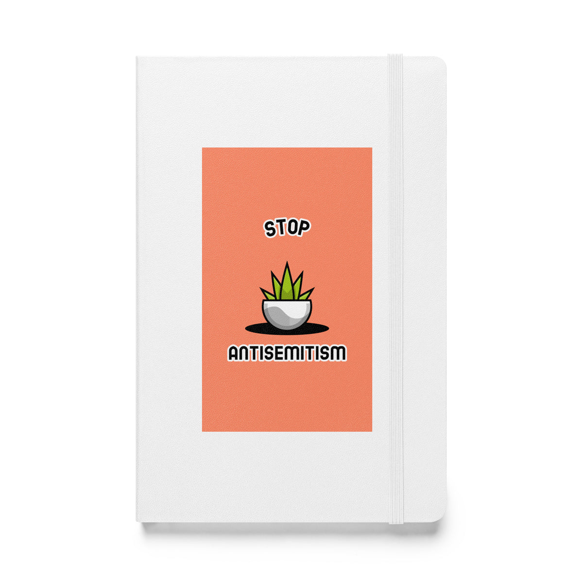 Stop Antisemitism | Plants & Flowers Edition | Hardcover Notebook Jouparty