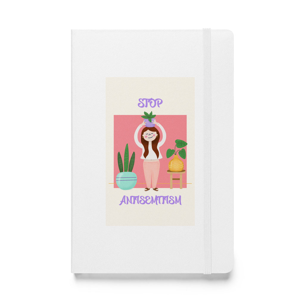 Stop Antisemitism | Plants & Flowers Edition | Hardcover Notebook