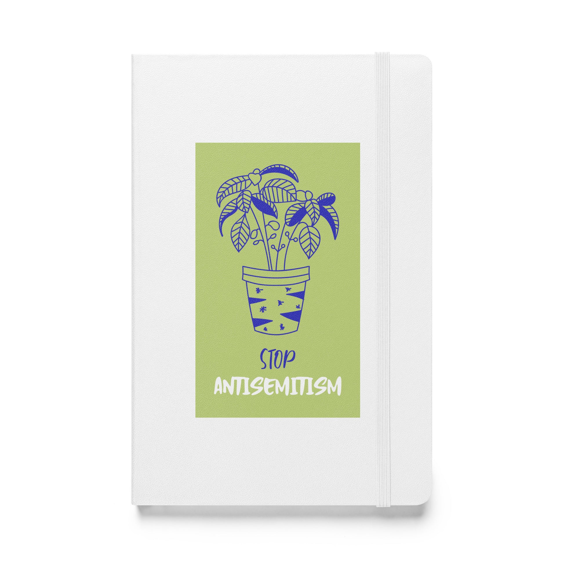 Stop Antisemitism | Plants & Flowers Edition | Hardcover Notebook
